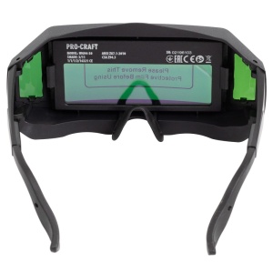 Ochelari de sudura PROCRAFT WG94-30, intunecare automata, DIN 11, camp vizual 94 x 30 mm - Img 6