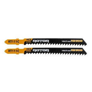 Panza fierastrau pendular pentru lemn, 100x75 mm Set 2 buc ROTOR RT111C