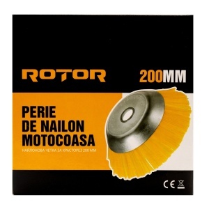 Perie nylon pentru motocoasă 200 mm ROTOR - Img 4