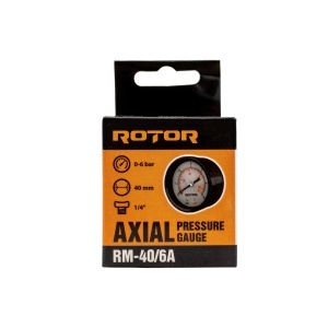 RM-40/6A, Manometru axial apa 0-6 bar, 40 mm, conexiune 1/4", ROTOR - Img 4
