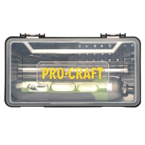 Surubelnita electrica cu acumulator PROCRAFT KS510, 3,6 V / 1,5 Ah, 5 Nm, USB Type-C, 28 biti si cutie de transport - Img 6