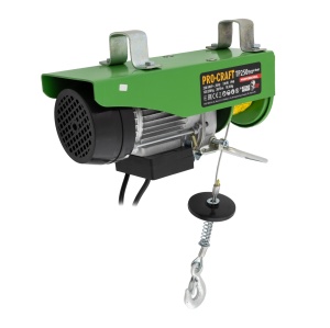 Troliu electric palan PROCRAFT TP250, 510 W, capacitate ridicare 250 kg, inaltime 20 m - Img 2