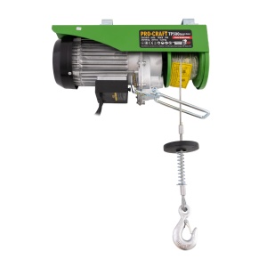 Troliu electric palan PROCRAFT TP500, 1020 W, capacitate ridicare 500 kg, inaltime 20 m - Img 5