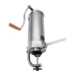 Aparat manual de facut carnati ROTOR RY-2006C, vertical, 3,5 kg, inox alimentar, 4 palnii, fixare pe masa cu clema - Img 2