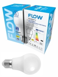 Bec LED A60 10W, E27, 6500K – Lumină rece FLOW FBLA6010W-R