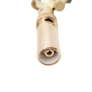 Cap arzător din oțel pentru butelie gaz spray, placă ceramică, aprindere piezo, conectare bayonet ROTOR RAB-801SC - Img 2