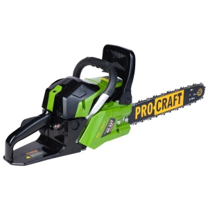 Drujba pe benzina PROCRAFT GS-62T, 1900 W, 49,3 cm³, lama 40 cm, lant 64 pinteni - Img 5