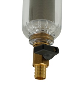 F-PF-B01 Filtru apă cu purjare din alamă cu sită inox FLOW - Img 2