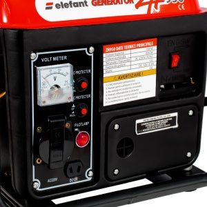 Generator pe benzina ZH950 ELEFANT, Voltmetru integrat, Ieşire curent maxim 700 W - Img 3