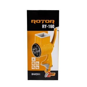 Masina manuala de macinat nuci si branza ROTOR RY-160, razatoare metalica, fixare pe masa cu clema, pentru nuci, alune, branza si cascaval tare - Img 4