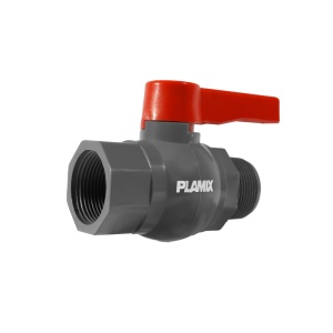 Robinet apa filet interior-exterior PLAMIX PVM - 2" PVC - Pachet 4 bucati - Img 1