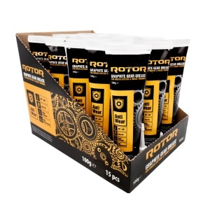 Vaselină grafitată pentru reductor motocoasă și foarfecă de gard viu ROTOR 100g, 15 bucati-bax - Img 4