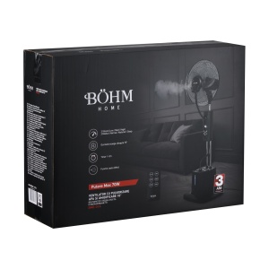 Ventilator cu pulverizare apă și umidificare 16" BÖHM BME-01A, 70W, 3 trepte de viteză, 3 moduri ventilare - Img 7