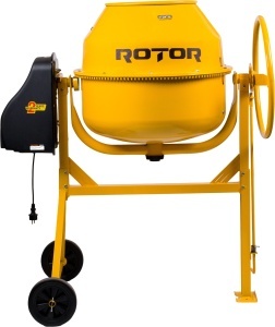 Betonieră 165L cu motor acoperit ROTOR RB165 900 W, 29.5 rpm - Img 2