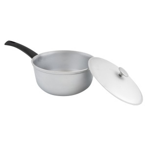Ceaun din aluminiu alimentar capac si maner, capacitate 5 litri ROTOR