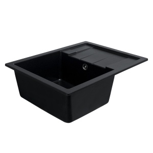 Chiuveta de bucătărie Elefant Premium Intenso , Negru metalic 465x340 mm - Img 5