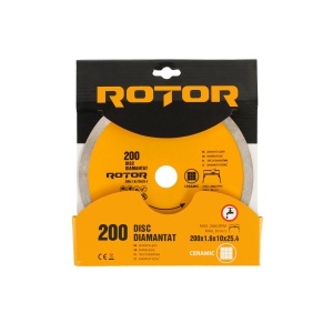 DISC DIAMANTAT 200x1.6x25.4 continuu with water Rotor - Img 1