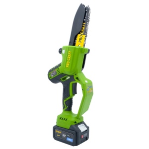 Fierastrau electric cu lant pe acumulator PROCRAFT PKA32Li, 20 V / 4 Ah, Brushless, lame 6" si 8", acumulator si incarcator incluse - Img 2