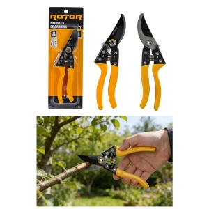 Foarfecă de grădină cu mâner cauciucat ROTOR - Img 7