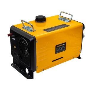 Incalzitor diesel ROTOR RID-12, 12 kW, 12V/24V/230V, rezervor 5 L, 4 iesiri aer cald din aluminiu, control LCD, telecomanda, portabil - Img 4