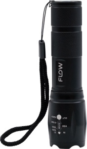 Lanternă LED aluminiu cu zoom și suport bicicletă FLOW FB-T6G - Img 3