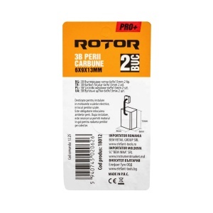 Perii de carbune ROTOR 3B pentru flex 125, 6 x 9 x 13 mm, set 2 bucati - Img 2