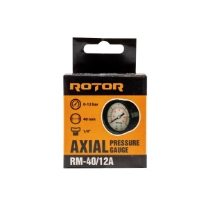 RM-40/12A, Manometru axial apa 0-12 bar, 40 mm, conexiune 1/4", ROTOR - Img 4