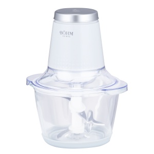 Tocator de alimente BÖHM Home BFCG40W12, 400 W, recipient din sticla 1,2 L, 4 lame