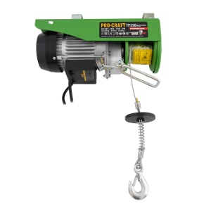 Troliu electric palan PROCRAFT TP250, 510 W, capacitate ridicare 250 kg, inaltime 20 m - Img 6