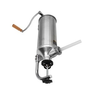 Aparat manual de facut carnati ROTOR RY-2008CB, vertical, 4 kg, inox alimentar, 4 palnii, fixare pe masa cu clema - Img 2