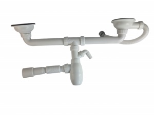 B731V Sifon universal pentru chiuveta dubla 1 1/2