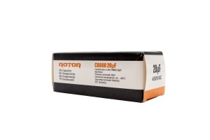 CBB60 Condensator cu fire 20µF 40x72 mm 450V ROTOR - Img 2
