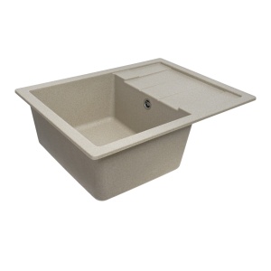 Chiuveta de bucătărie Elefant Premium Intenso , Safari bej 465x340 mm - Img 4