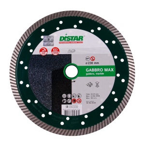 Disc diamantat Distar Gabbro granit, 230 mm Top Speed si Calitate