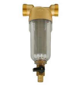 F-PF-B01 Filtru apă cu purjare din alamă cu sită inox FLOW - Img 6