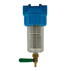 F-PF-P01 Filtru apă cu purjare din plastic cu sită inox FLOW - Img 2