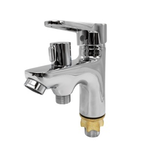 FL 069-401ZC, Baterie lavoar cu cap bideu, zinc, crom, FLOW - Img 3