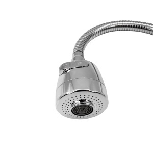 FL TE-535ZB, Baterie bucatarie cu pipa flexibila 2 functii, zinc, crom, FLOW - Img 3