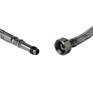 FRF-50D Racord flexibil apă 50 cm, F1/2" x M10 x 40 mm, FLOW