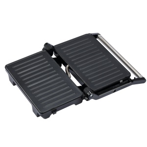 Gratar electric BÖHM HOME BEGM100S, 1000 W, placi reversibile grill / plane, deschidere 180° - Img 3