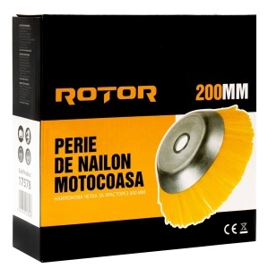 Perie nylon pentru motocoasă 200 mm ROTOR - Img 5
