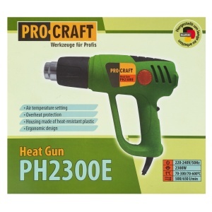 Pistol aer cald PROCRAFT PH2300E , 2000 W , 300/600°С - Img 9