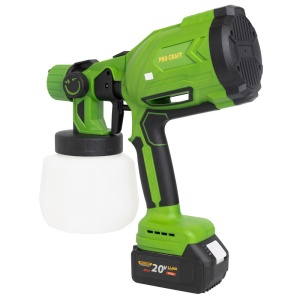 Pistol de vopsit pe acumulator PROCRAFT PSE24, 20V, 1000 ml, debit 380 ml/min, ACUMULATORUL NU ESTE INCLUS - Img 5