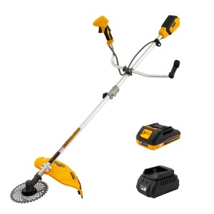 Trimmer pe acumulator ROTOR RBT-1B, 21V, motor Brushless, 8000 rpm, acumulator 2Ah si incarcator incluse - Img 1