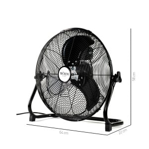 Ventilator de Podea 20" BÖHM BLFF-50, Număr viteze 3, 110W, Unghi de înclinare reglabil - Img 2