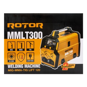 Aparat de sudura Rotor MMLT-300, MIG MMA LIFT TIG , 300 A - Img 12