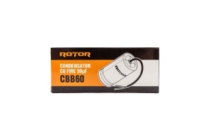 CBB60 Condensator cu fire 50µF 50x95 mm 450V ROTOR - Img 3