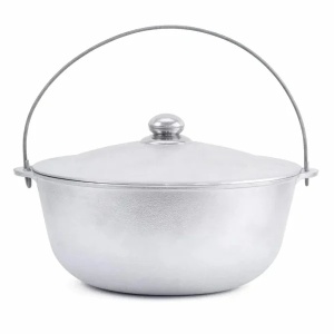Ceaun tuci aluminiu alimentar cu capac, capacitate 15 litri BRIZOLL - Img 3