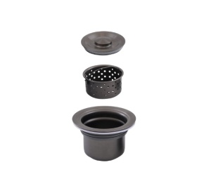 Chiuveta bucatarie BÖHM BH7849LBA, inox alimentar SUS304, 780 x 490 x 220 mm, finisaj Negru, picurator dreapta, sifon inclus - Img 4