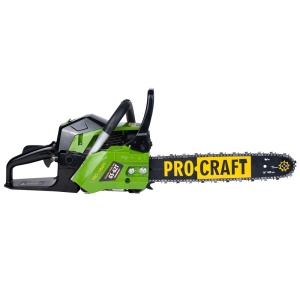 Drujba pe benzina PROCRAFT GS-62T, 1900 W, 49,3 cm³, lama 40 cm, lant 64 pinteni - Img 6